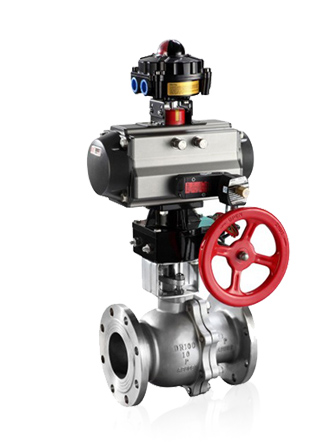 O-type cut ball valve pneumatic valve