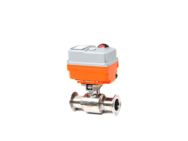 Electric sanitary ball valve